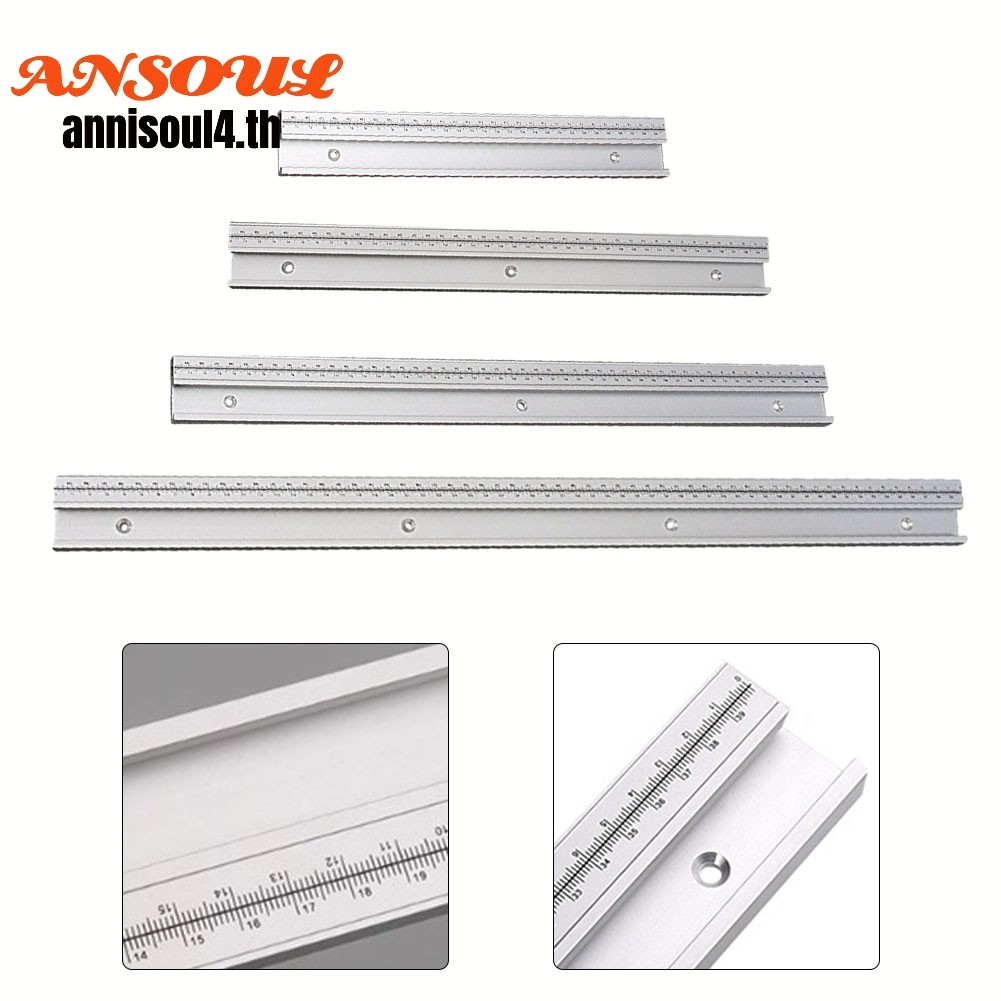 อลูมิเนียมอัลลอยด์ 45 ประเภท T-Track พร้อมสล็อตขนาด Miter Track 30-60 ซม.โต๊ะ DIY