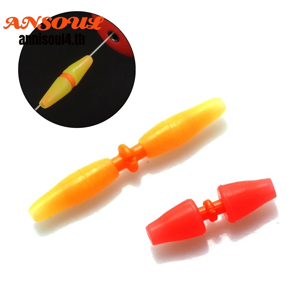 10 ชิ้นตกปลาลอย Stopper Bobber Anti Slip Stick Line Stopper Tackle เครื่องมือ