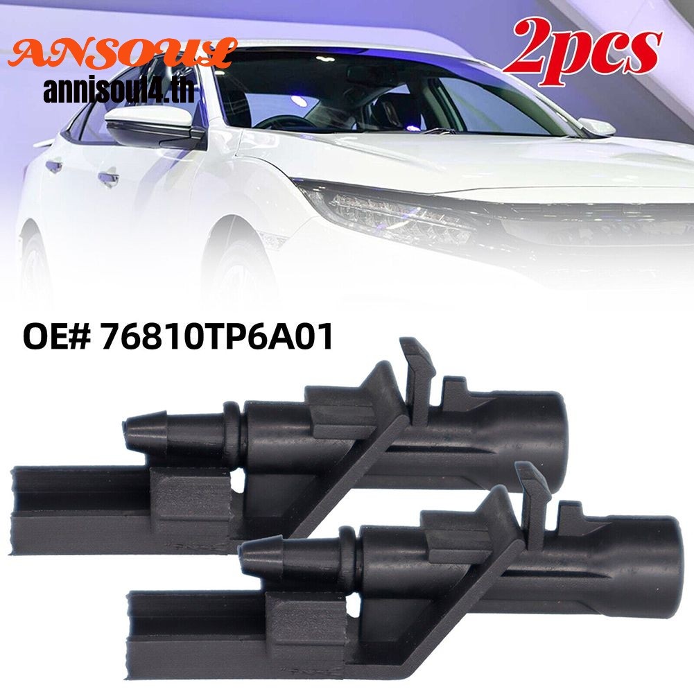 2x เครื่องซักผ้ากระจกหน้ารถ Jet สําหรับ Honda สําหรับ Accord สําหรับ CR-V Crosstour HR-V