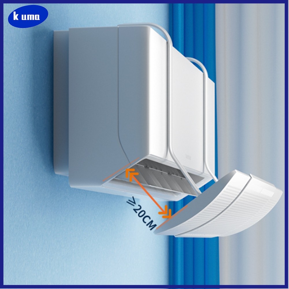 kkuma-xk ตัวเบี่ยงอากาศติดผนังบล็อกเครื่องปรับอากาศ Retractable Baffle Anti Direct