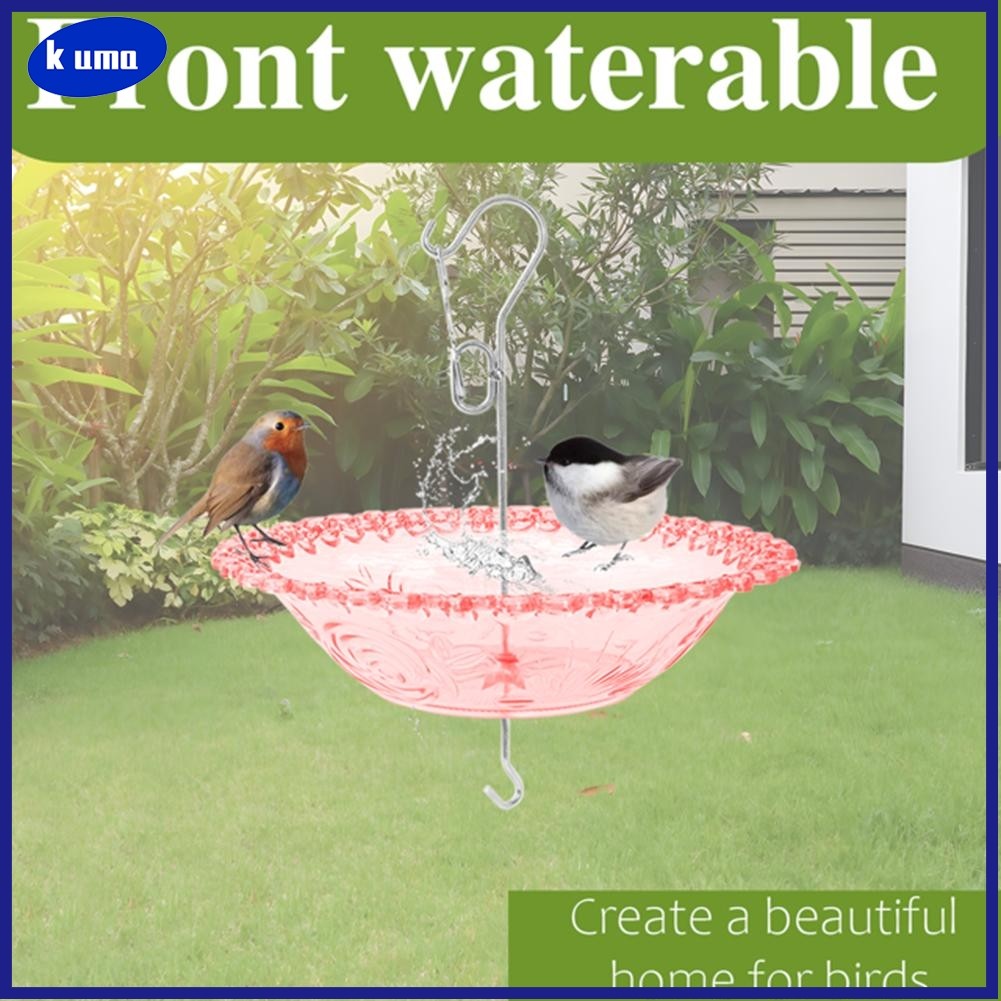 kkuma-xk for Durable Bird Feeder & Bath: Weatherproof Hanging Decor for Your Garden!