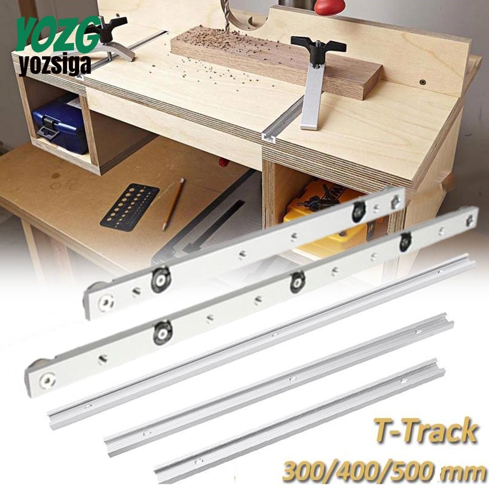 อลูมิเนียมอัลลอยด์ T-tracks Slot Miter Track และ Miter Bar Slider Table Saw Miter