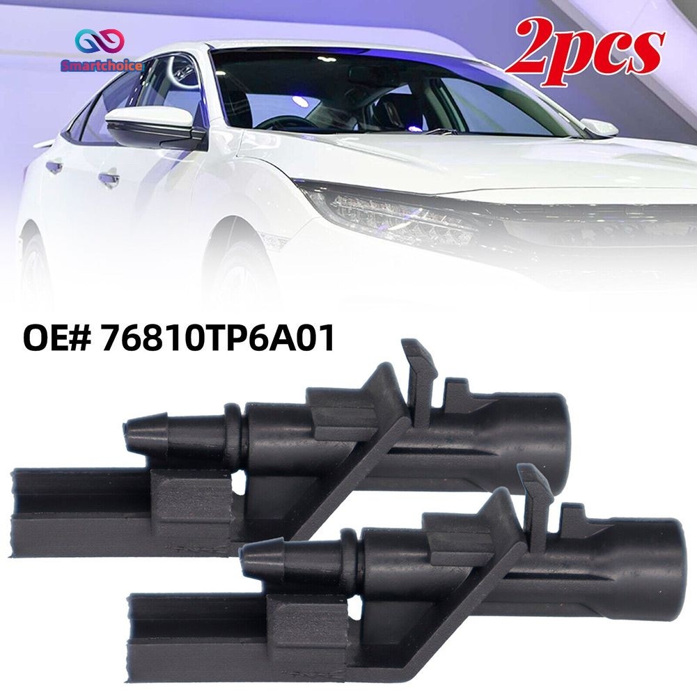 2x เครื่องซักผ้ากระจกหน้ารถ Jet สําหรับ Honda สําหรับ Accord สําหรับ CR-V Crosstour HR-V