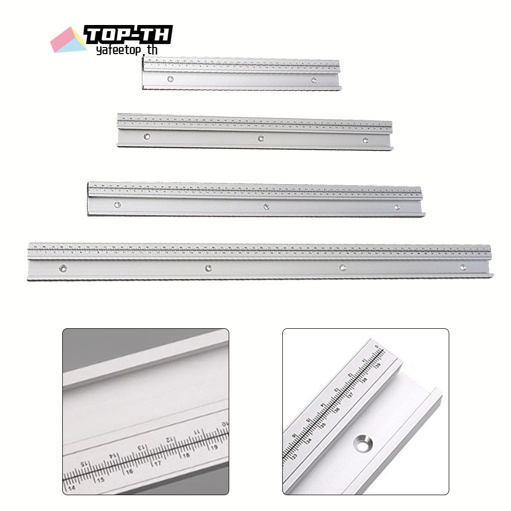 อลูมิเนียมอัลลอยด์ 45 ประเภท T-Track พร้อมสล็อตขนาด Miter Track 30-60 ซม.โต๊ะ DIY