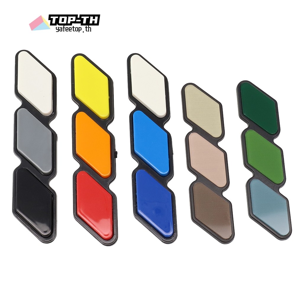 ตราสัญลักษณ์กระจังหน้าสามสี 3 สําหรับ Toyota 4Runner Rav4 Highlande