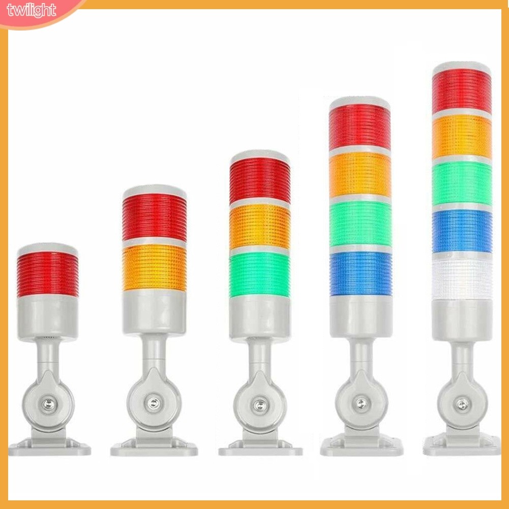 [Twilight*] 12V Led Signal Tower Stack Lights ไฟคอลัมน์ Andon พร้อมฐานหมุนได้