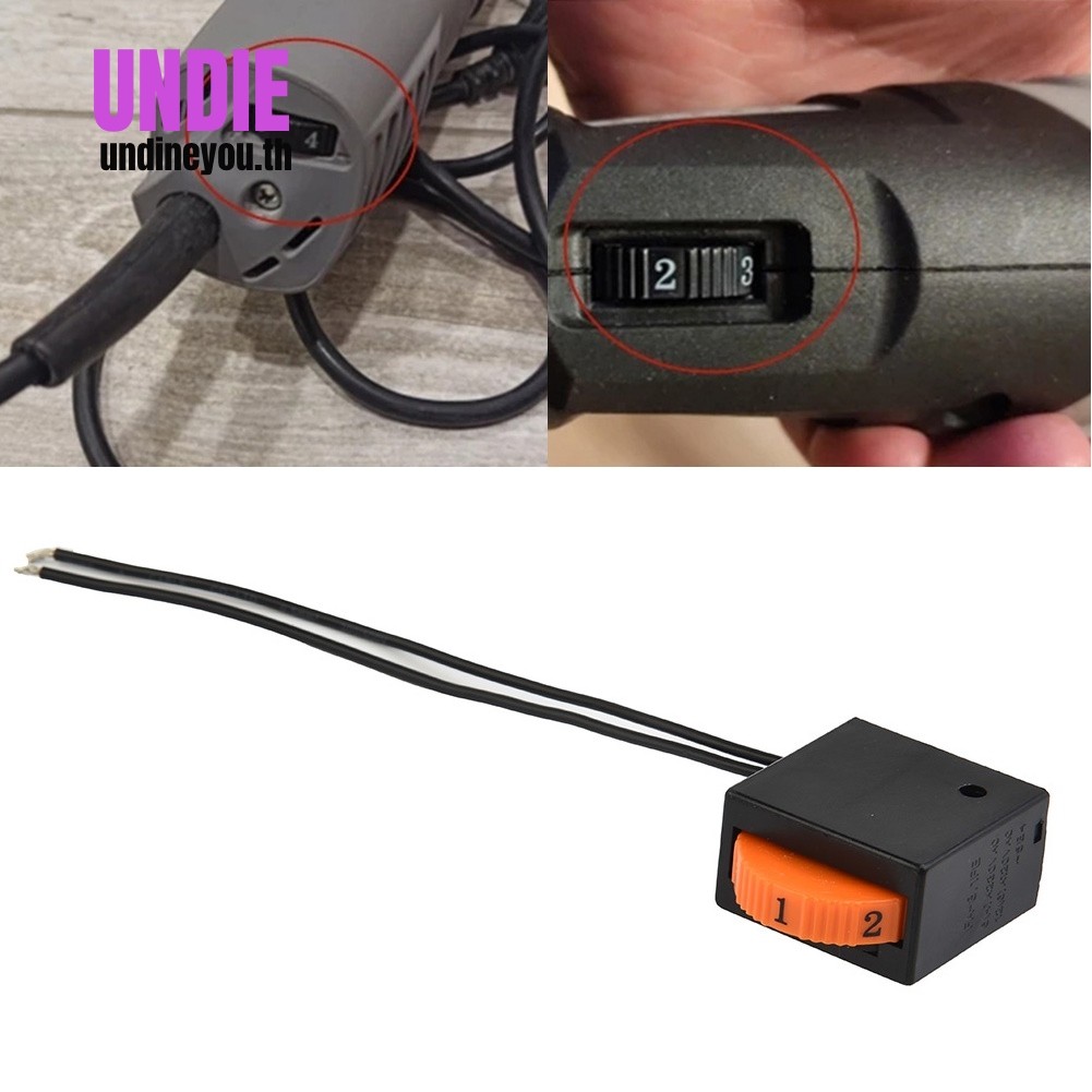 250V 6A เครื่องมือไฟฟ้า 6 ตําแหน่งสวิตช์ควบคุมความเร็ว FA-8/1FE 5E4