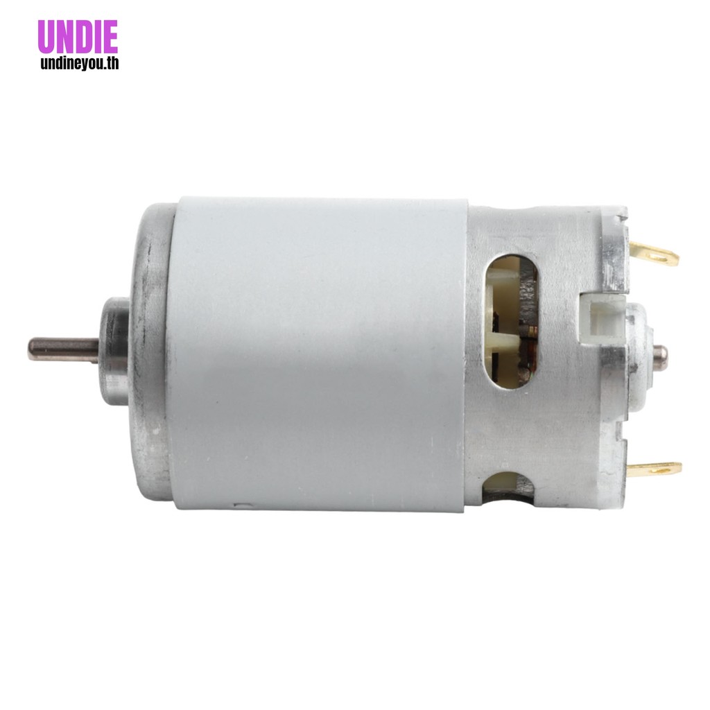 RS550 Motor 20V Electric D-Shaped Shaft Motor สําหรับเครื่องซักผ้ารถยนต์ Etc
