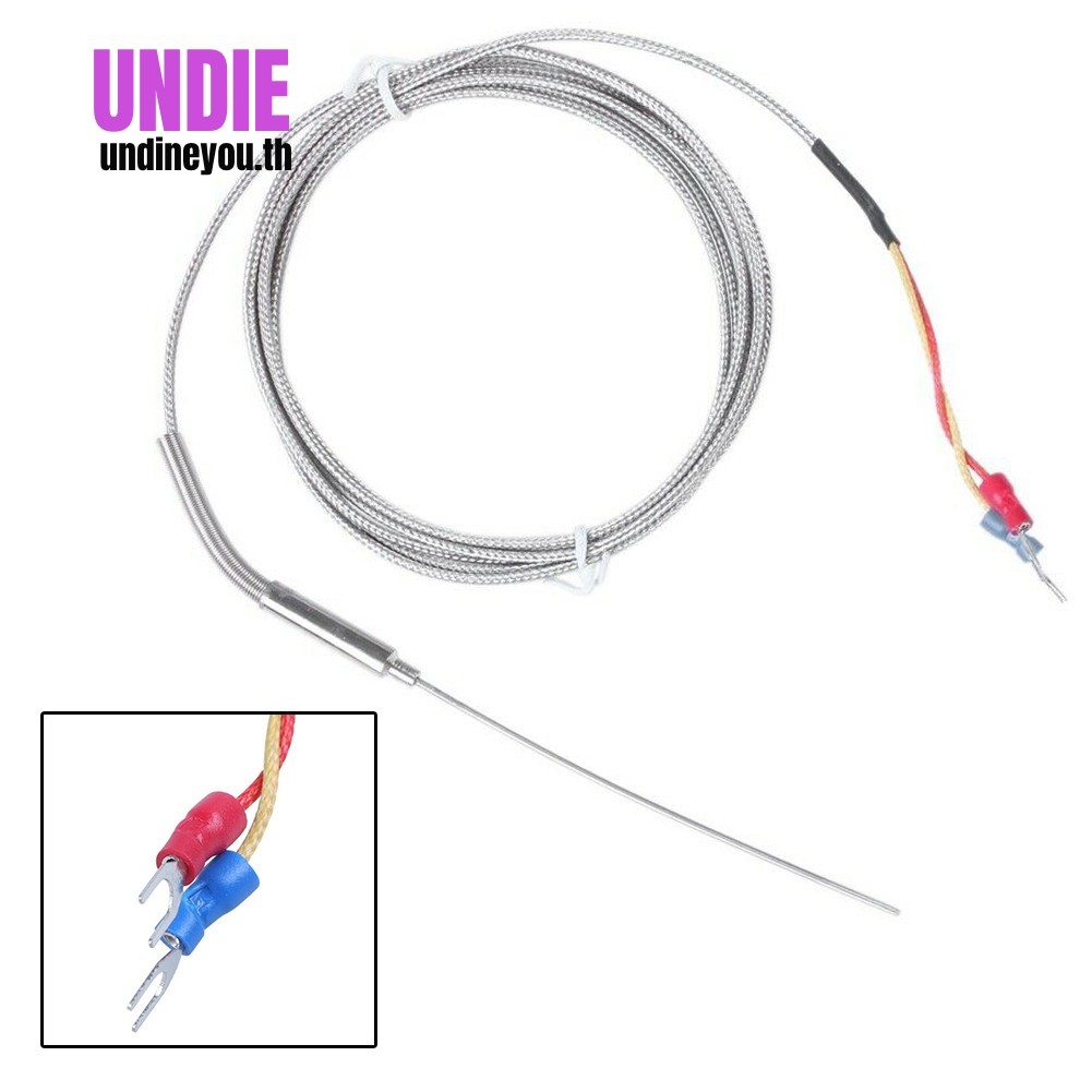 J Type 90 มม. x 1.5 มม. เครื่องควบคุมอุณหภูมิ Earth Thermocouple Probe 2M