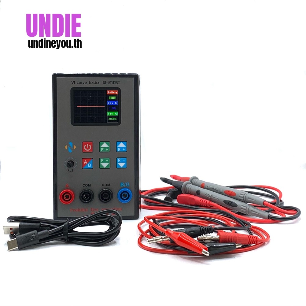 เครื่องวิเคราะห์คุณสมบัติของอะนาล็อกหน้าจอสีแบบ Dual-Channel VI Curve Tester Fault Tester