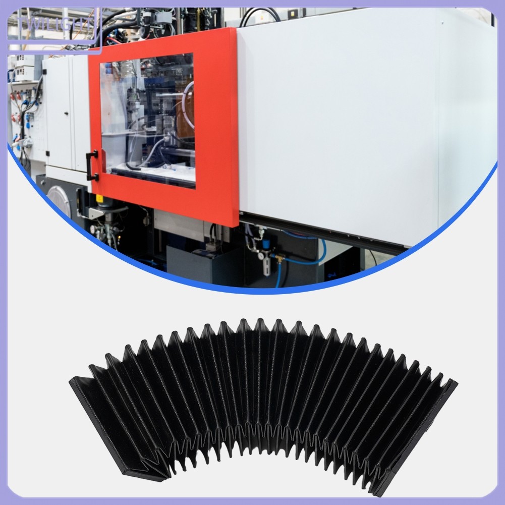 <TWILIGHT> HGR20 Bellows รางนําเชิงเส้น CNC ฝาครอบกันฝุ่นผ้ายืดความยาว