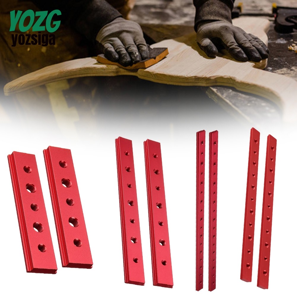 2 แพ็ค 100-450 มม.อลูมิเนียม T-Bar T-track Slider สําหรับงานไม้ DIY