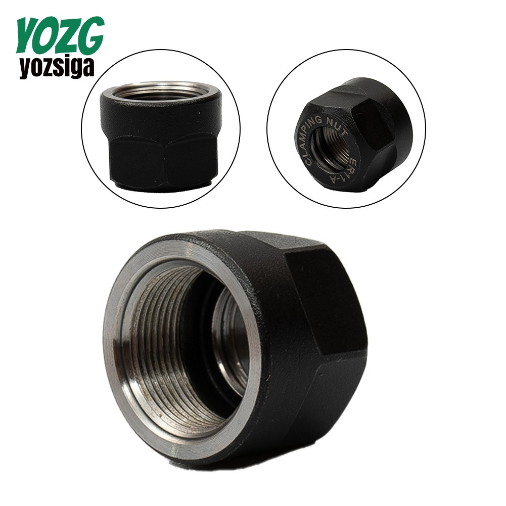 ER11 A Type Collet Clamping Nut สําหรับเครื่องกลึงหัวกัด ER Collet CNC Chuck