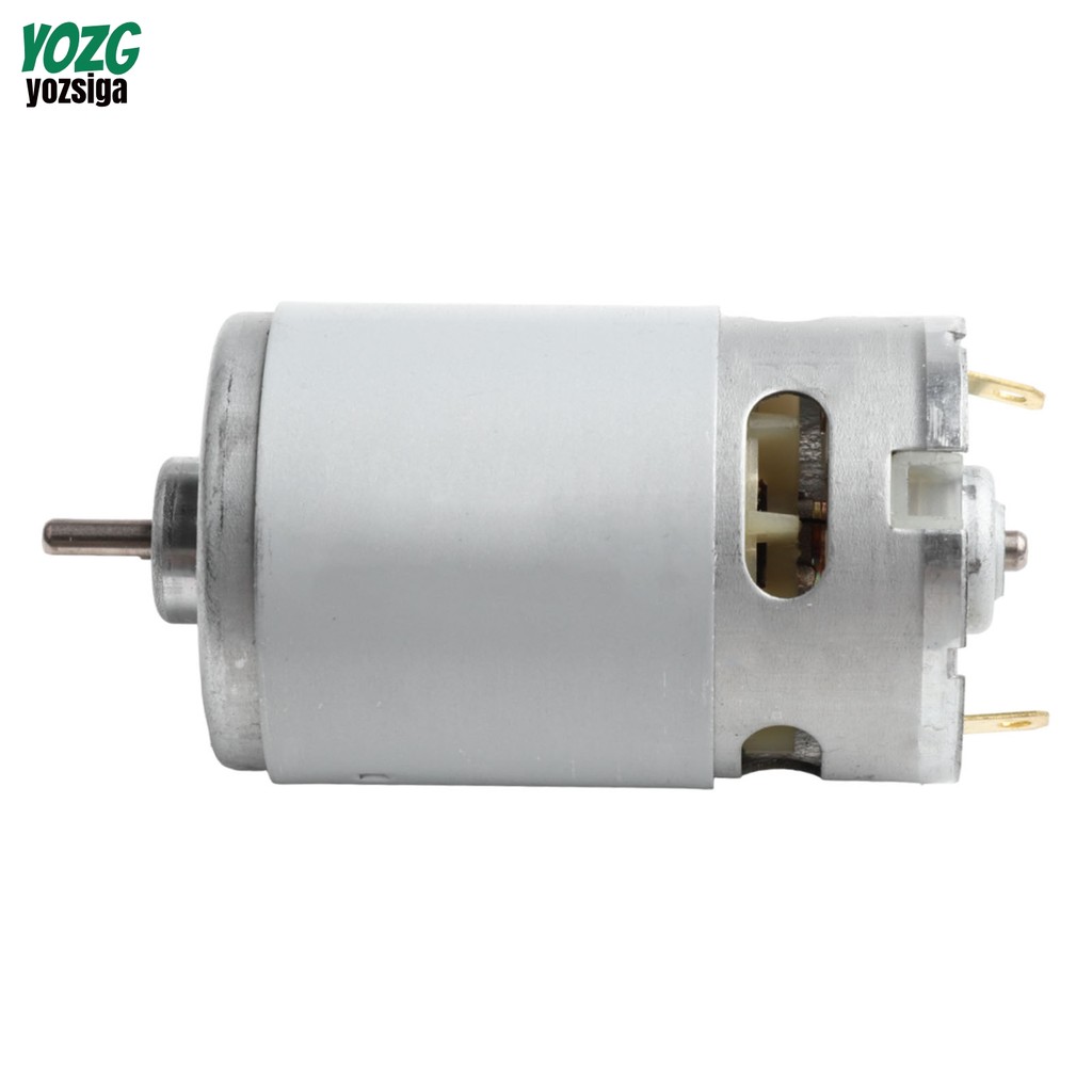 RS550 Motor 20V Electric D-Shaped Shaft Motor สําหรับเครื่องซักผ้ารถยนต์ Etc