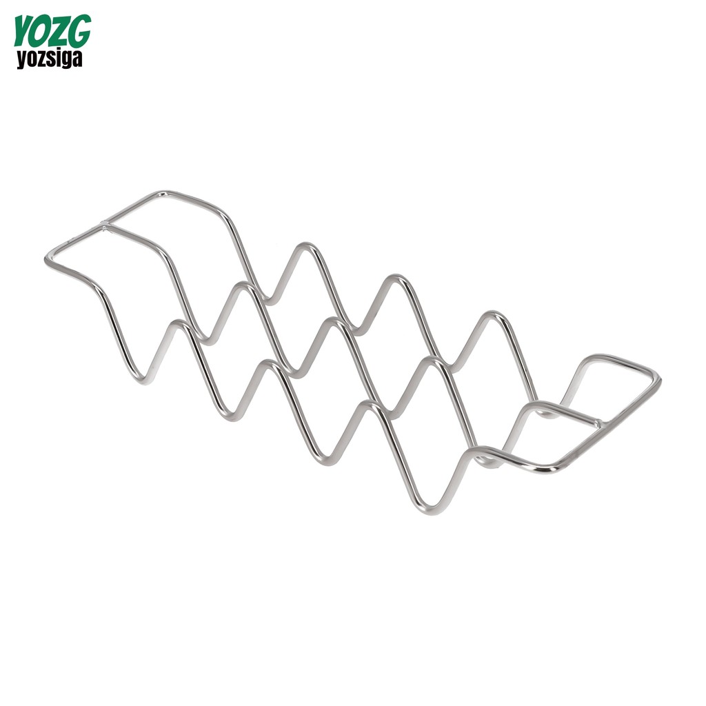 Taco Holder Stand ถาด Taco สแตนเลส ถาด Taco ใช้ถาดอบเปลือก As