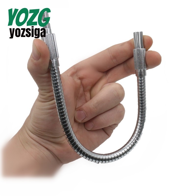 เพลายืดหยุ่น 1/4 นิ้ว Hex Bit Holder ไขควง Bit Extension Snake Bit 200mm