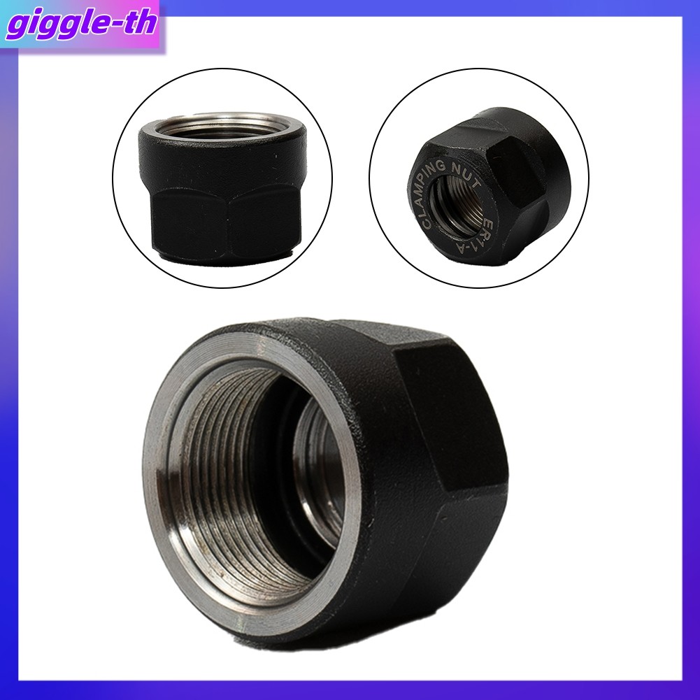 ER11 A Type Collet Clamping Nut สําหรับเครื่องกลึงหัวกัด ER Collet CNC Chuck