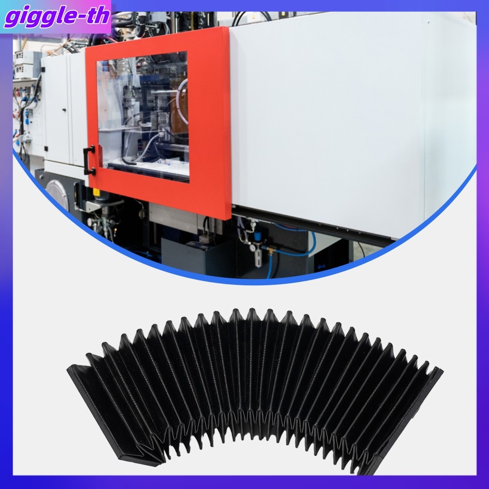 HGR20 Bellows รางนําเชิงเส้น CNC ฝาครอบกันฝุ่นผ้ายืดความยาว