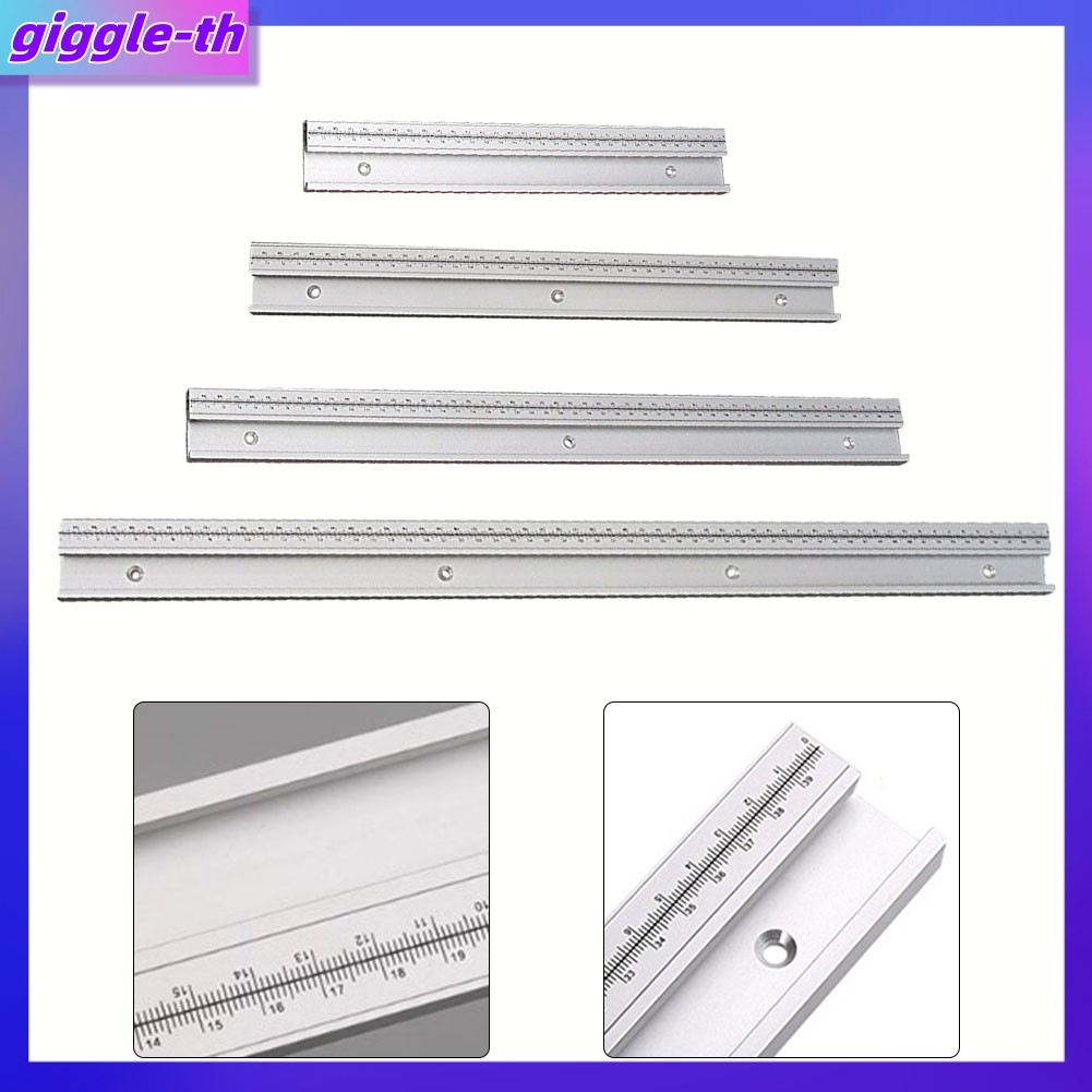 อลูมิเนียมอัลลอยด์ 45 ประเภท T-Track พร้อมสล็อตขนาด Miter Track 30-60 ซม.โต๊ะ DIY