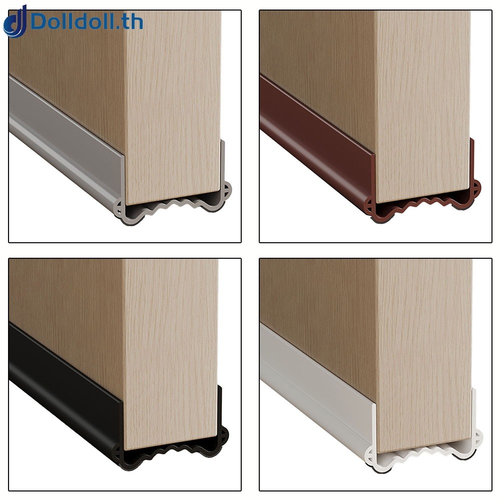 [Dolldoll]Wave Bottom Door Draft Stopper Weather Strip Noise Blocker Soundproof Door Sweep