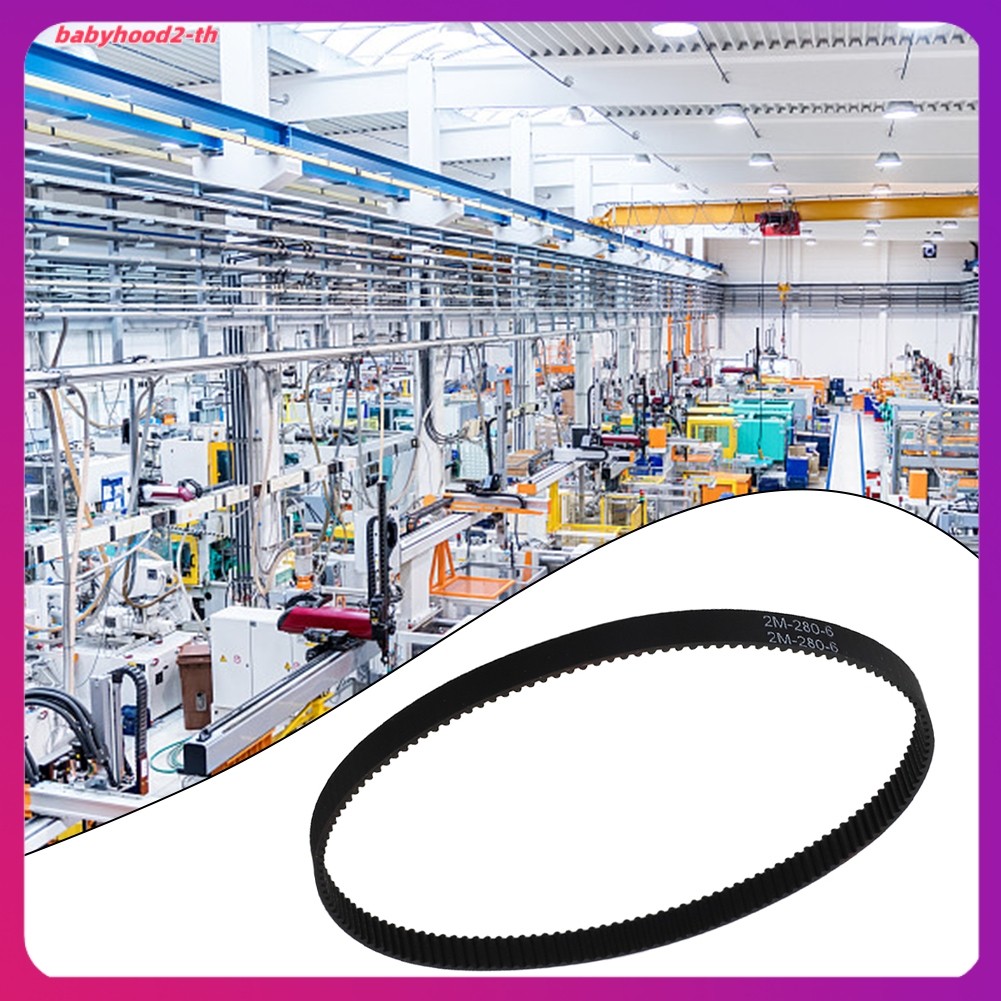 2GT Closed Loop Synchronous Timing Belt 2mm Pitch 6mm กว้าง 3D Pri nter Pulley