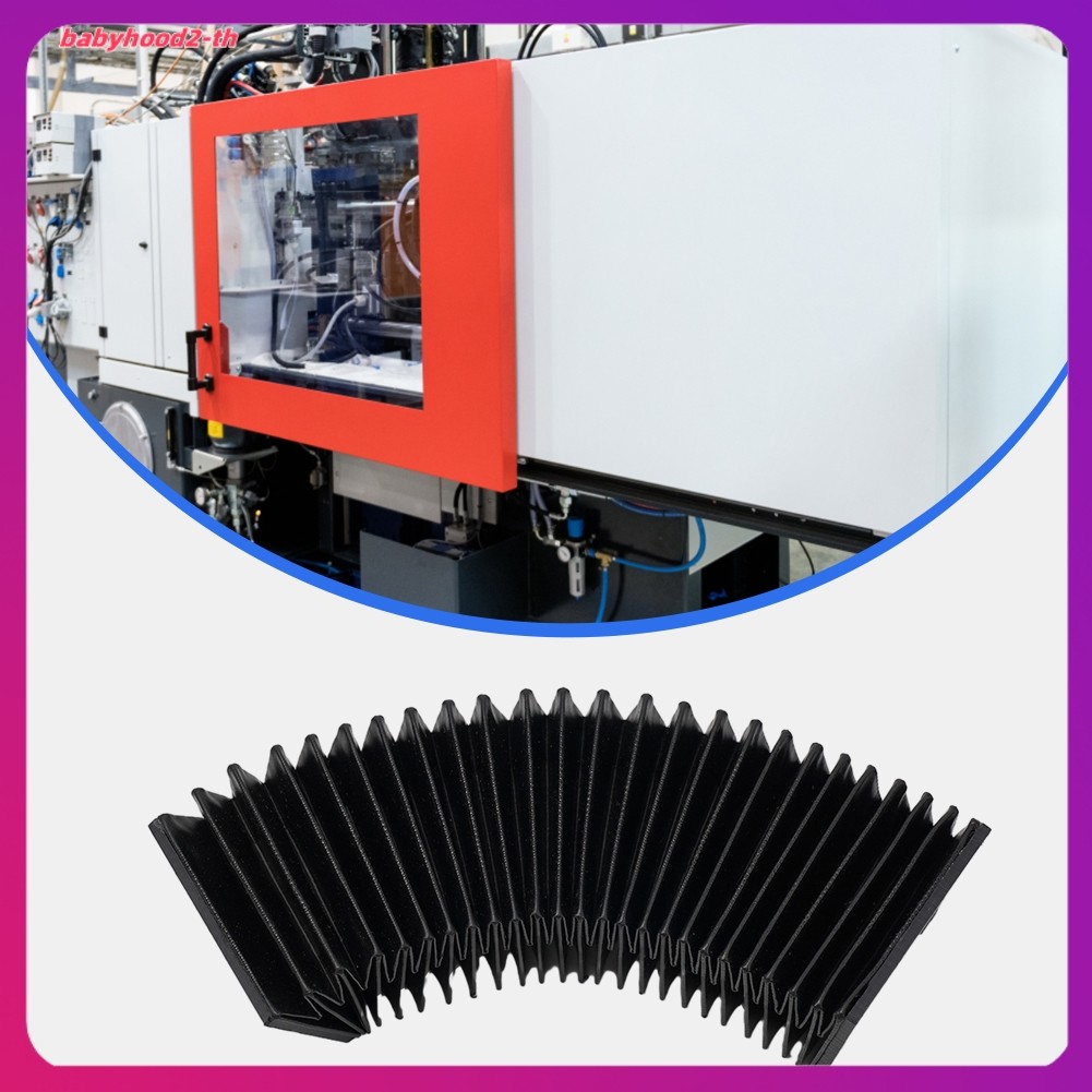 HGR20 Bellows รางนําเชิงเส้น CNC ฝาครอบกันฝุ่นผ้ายืดความยาว