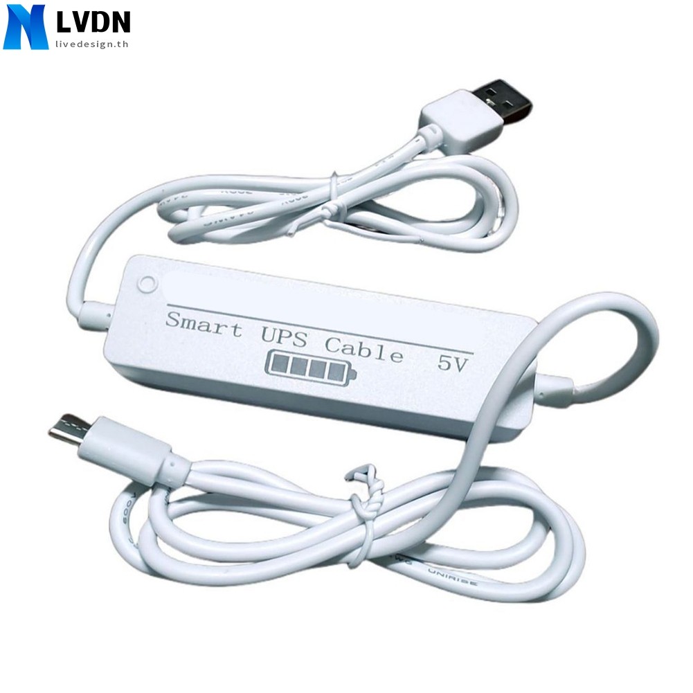 [LVDN] แบตเตอรี่สํารอง UPS 5V เครื่องสํารองไฟสําหรับอะแดปเตอร์ไฟกล้อง