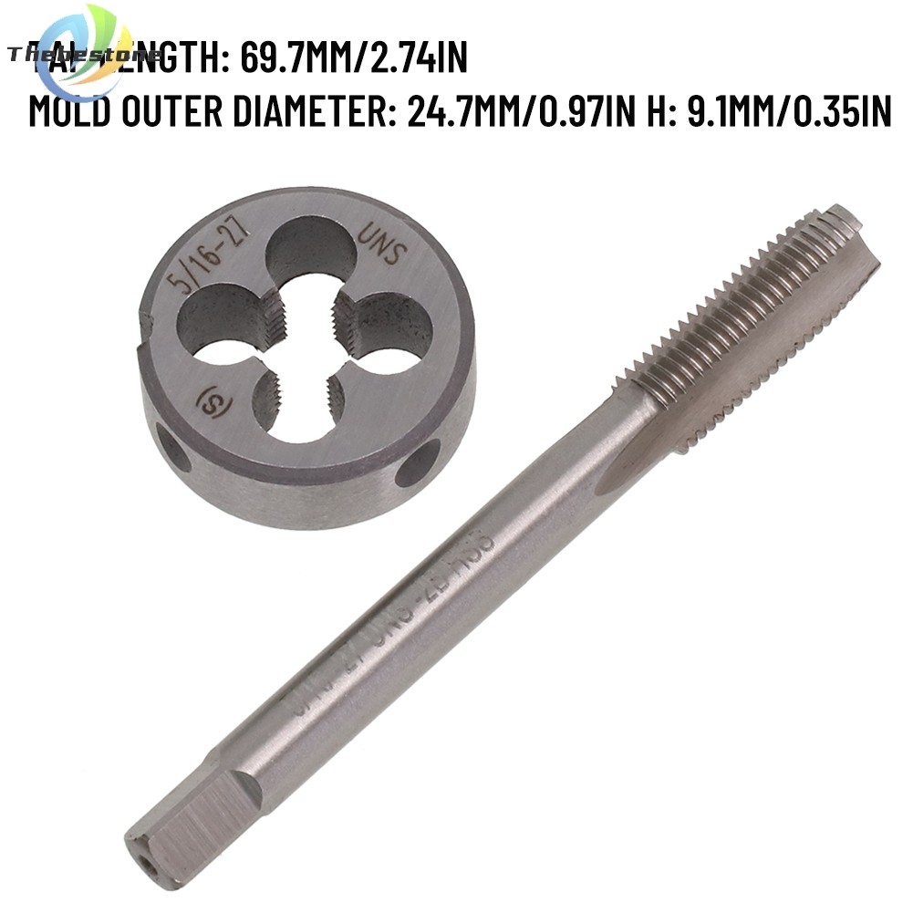 [BESTSHE] HSS 5/16-27 UNS Tap& 5/16-27 UNS Die Right Hand