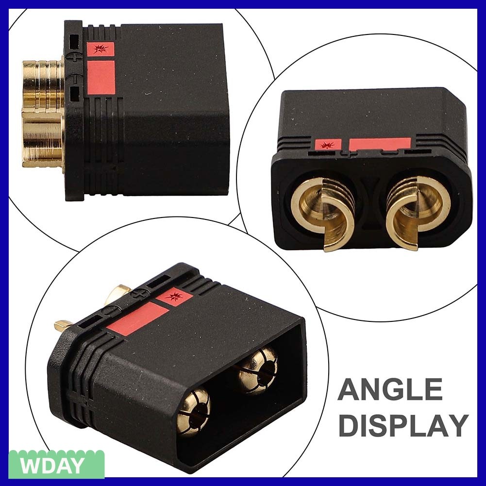 W-HOTQS8-S ชาย/หญิงแบตเตอรี่ Anti-Static Connector เครื่องมือไฟฟ้าอะไหล่