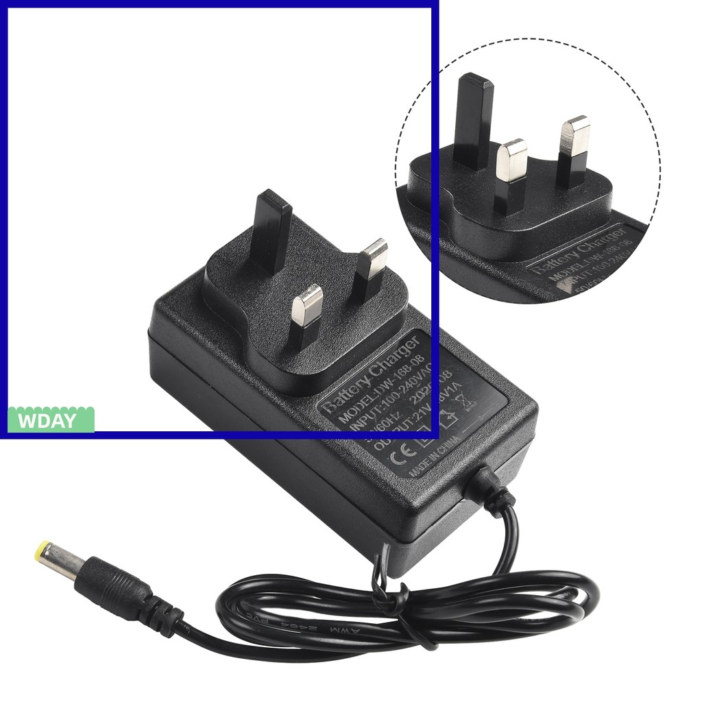 W-HOTแบตเตอรี่ Charger 23V แบตเตอรี่ 0.4A สําหรับ Gtech HT04 Hedge Trimmer5.5*2.1 มม.