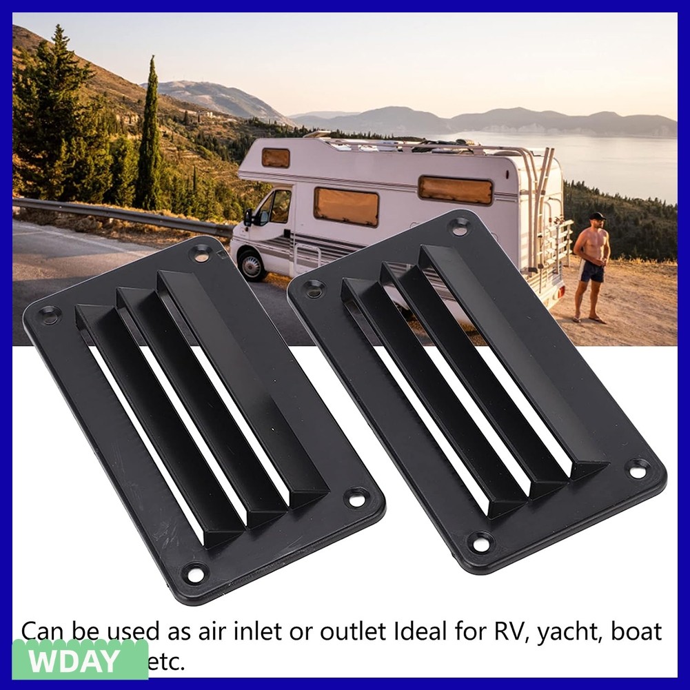 W-HOT2pcs RV Air Vent Louver, สําหรับ KIMISS Air Louver เพดาน Vent ห้องน้ําสํานักงาน