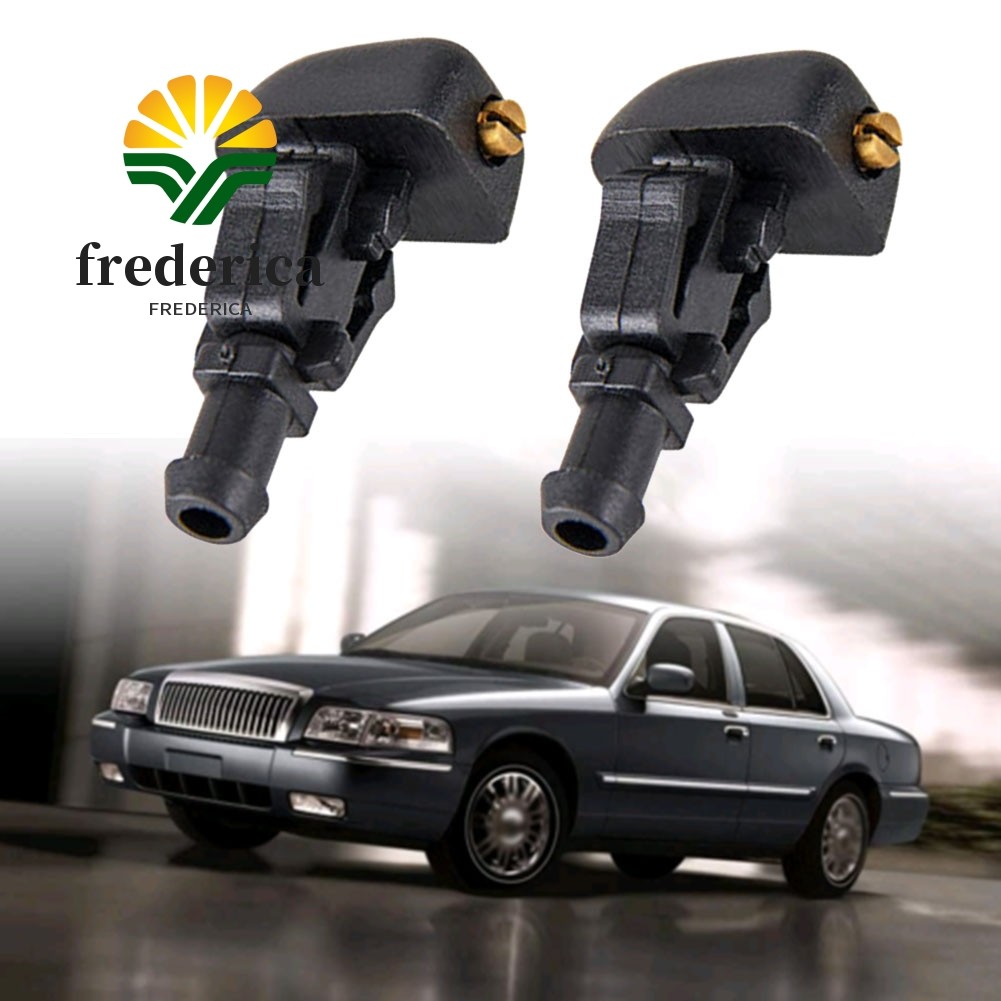 [FRDE-hot] 2 ชิ้นกระจก Wiper เครื่องซักผ้าสเปรย์ Jet หัวฉีดสําหรับ Ford F150 04-14 3W7Z17303AA❀