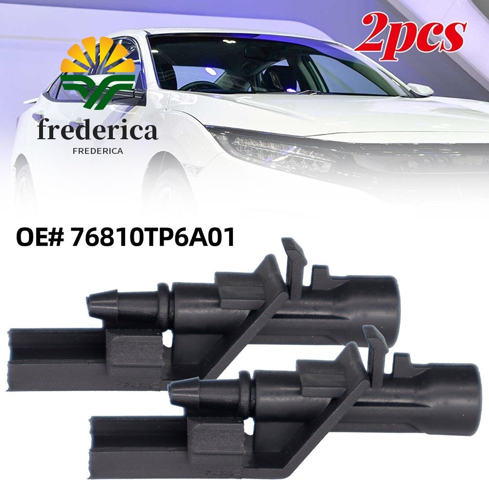 [FRDE-hot] 2x เครื่องซักผ้ากระจกหน้ารถ Jet สําหรับ Honda สําหรับ Accord สําหรับ CR-V Crosstour HR-V❀