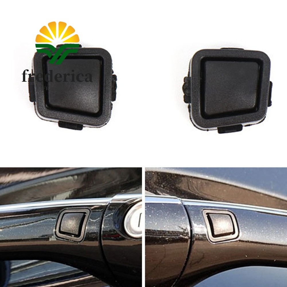 [FRDE-hot] ฝาครอบปุ่มมือจับประตู Keyless-Go 2X Fit สําหรับ Mercedes-Benz W211 C209 W219 W251❀