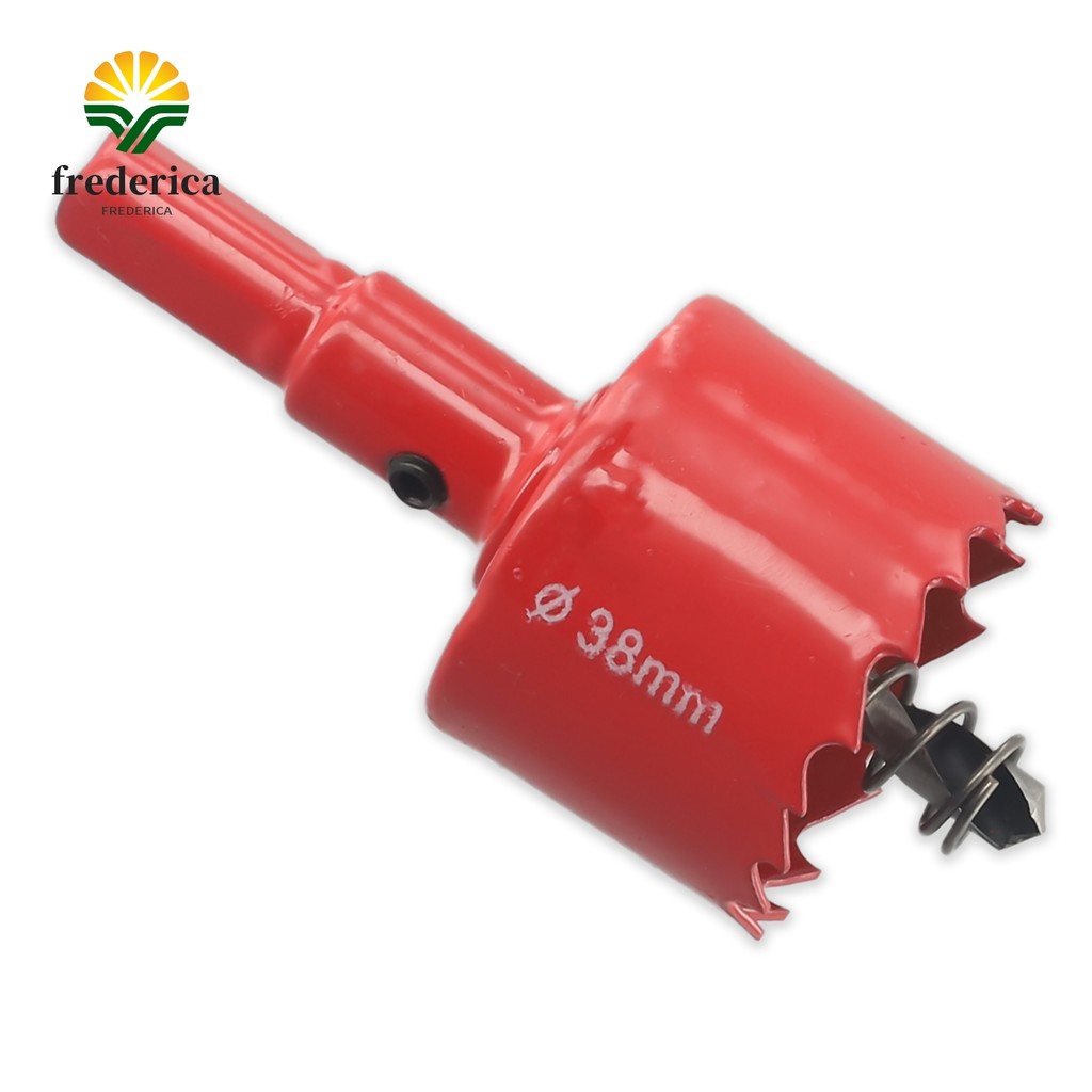 [FRDE-hot] Bi Metal Hole Saw 15 Mm-50 Mm Drill Bit Arbor Pilot Hole Saw Metal Wood Plastic❀