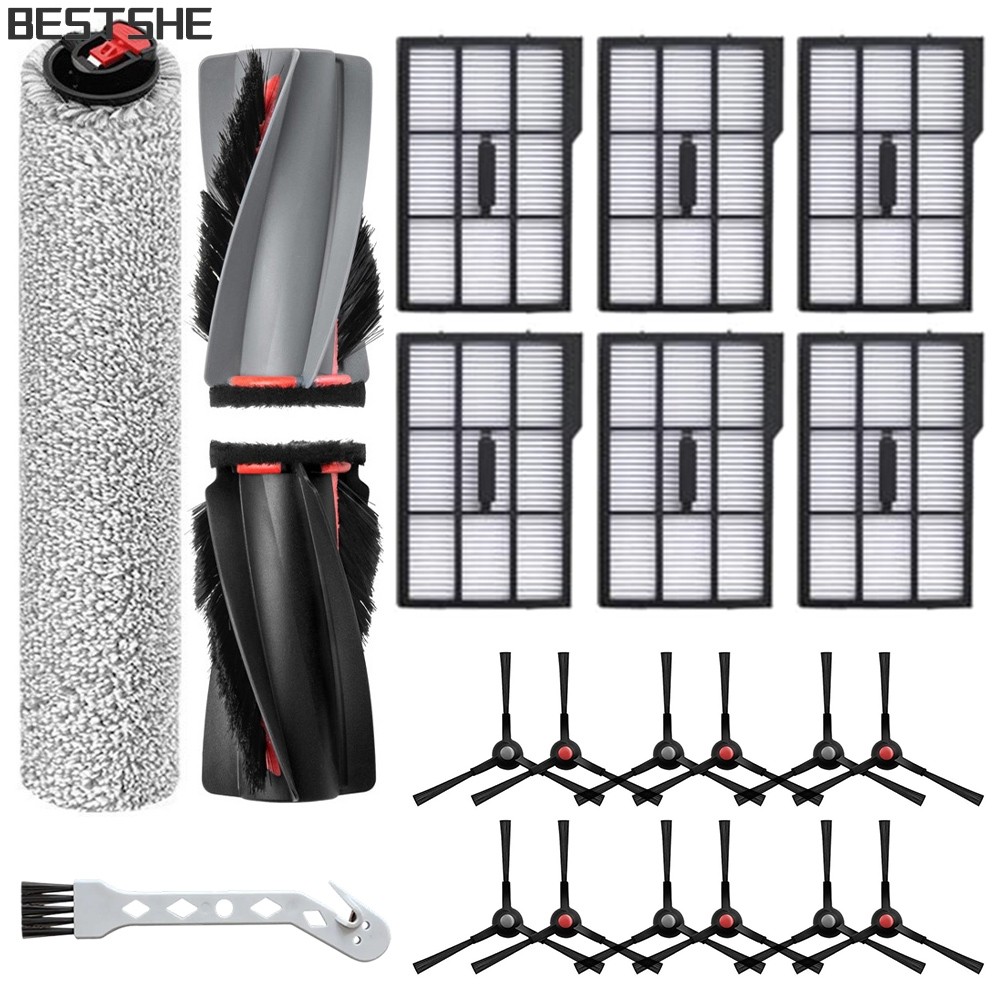 [bestshe] ชุดอะไหล่ทดแทนสําหรับ Eufy E25 / E28 สําหรับเครื่องดูดฝุ่นหุ่นยนต์ Omni