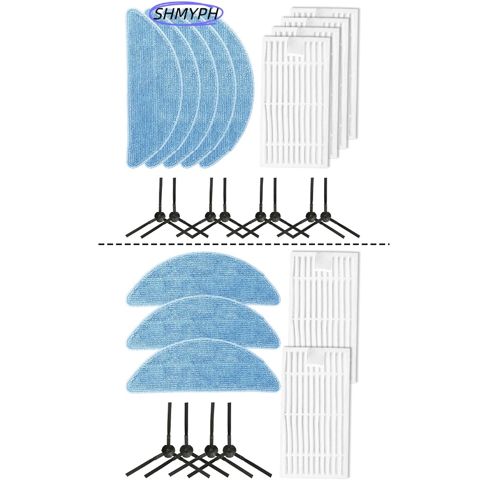 HOT พร้อมสต็อกสําหรับ ILIFE G9/G9PRO/V9/V9PRO อุปกรณ์เสริมแพ็คผ้าทําความสะอาดแปรงด้านข้างกรอง