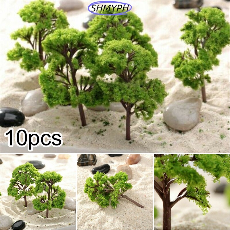 ต้นไม้สำหรับ.layout โมเดลรถไฟ HO scale กว้าง 9 ซม. พร้อมใช้งานทันที