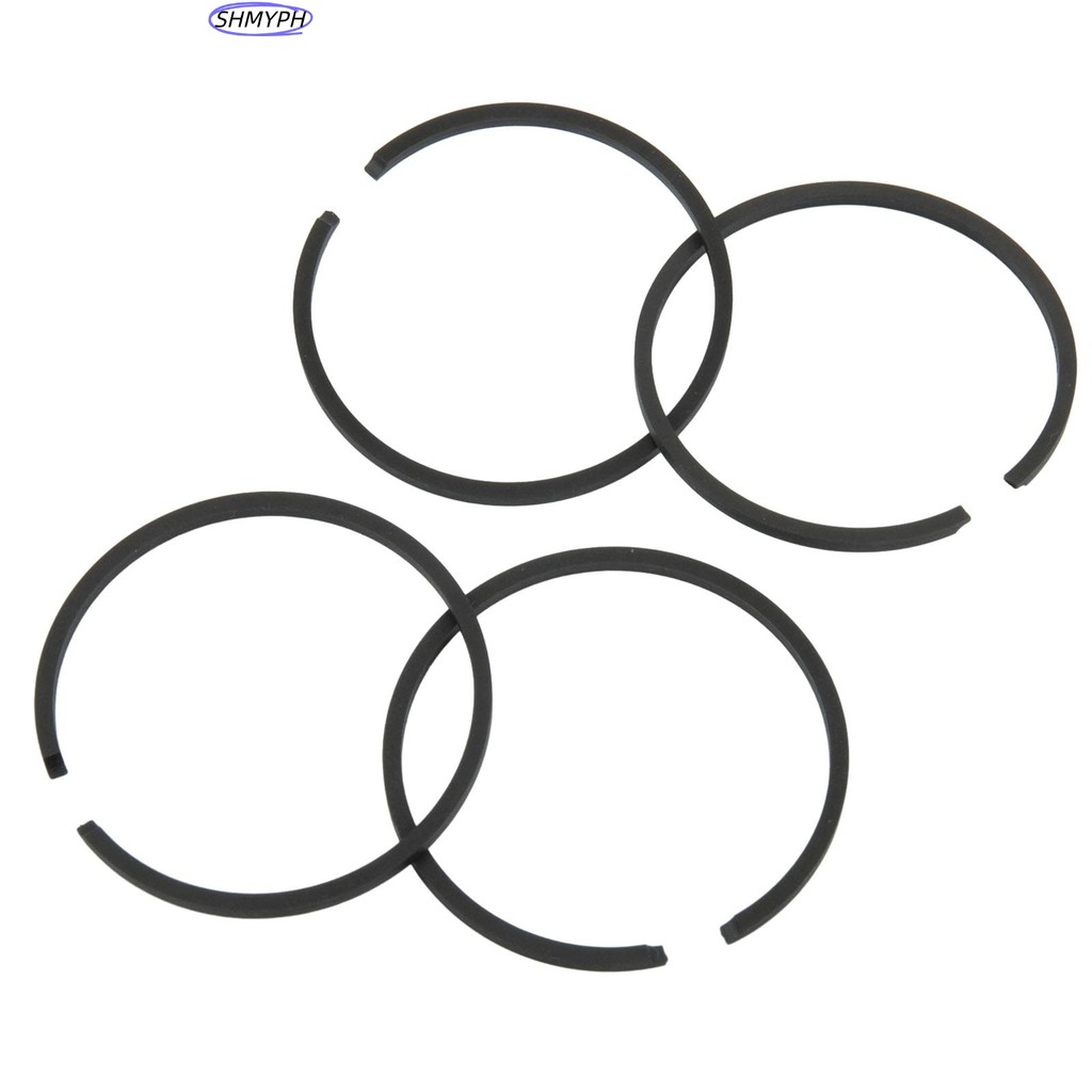 HOT Ready Stock ลูกสูบ 4x สําหรับแหวนสําหรับ FS45 FS75 สําหรับ FS80 FS85 34 มม.Bore เปลี่ยน #4137 03