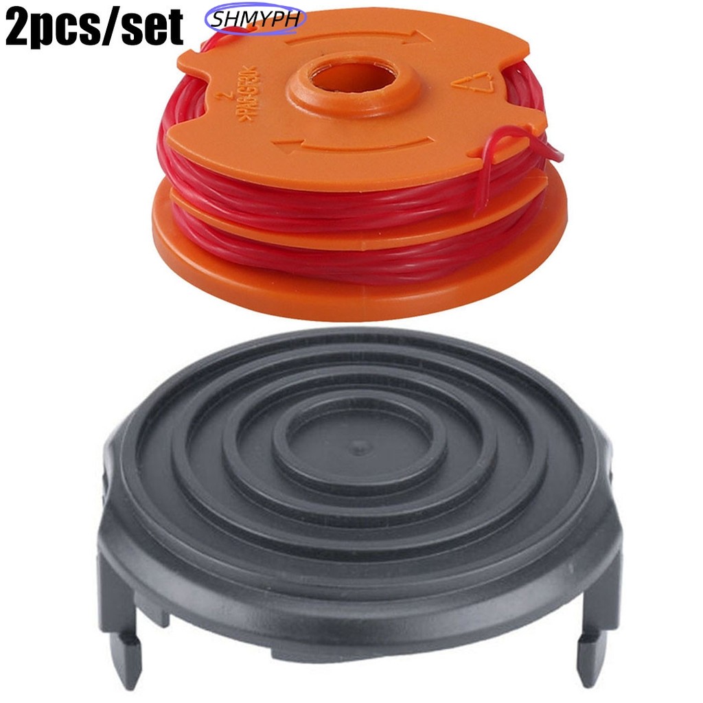 HOT Ready Stock Spool & Line & Spool Cap Cover สําหรับ Ozito LTR-529U สําหรับ Worx WG119E เครื่องตัด
