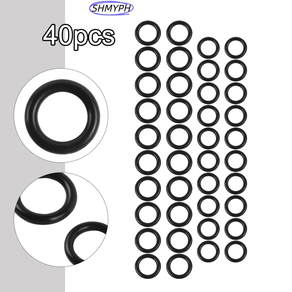 HOT Ready Stock 40 ชิ้น/เซ็ต /4 M22 + 3/8 O-Rings สําหรับเครื่องซักผ้าความดันท่อตัดการเชื่อมต่ออย่าง