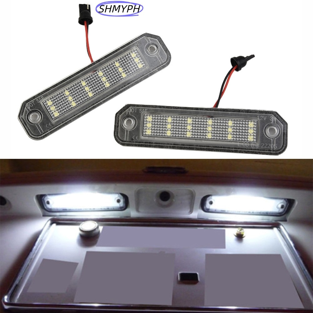 ไฟป้ายทะเบียน LED สีขาวสำหรับ Honda Civic EJ EM EK9 EK4 และ Del Sol