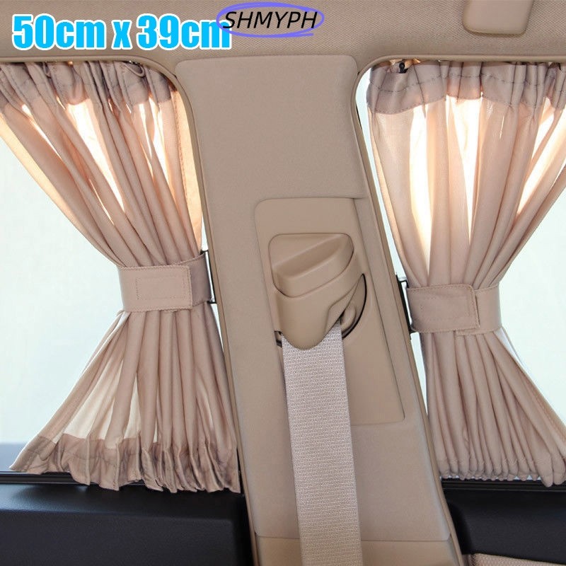 HOT Ready Stock 2 ชิ้นรถ Van SUV VIP Casement Curtain Anti-shade Visor 50*39 ซม.