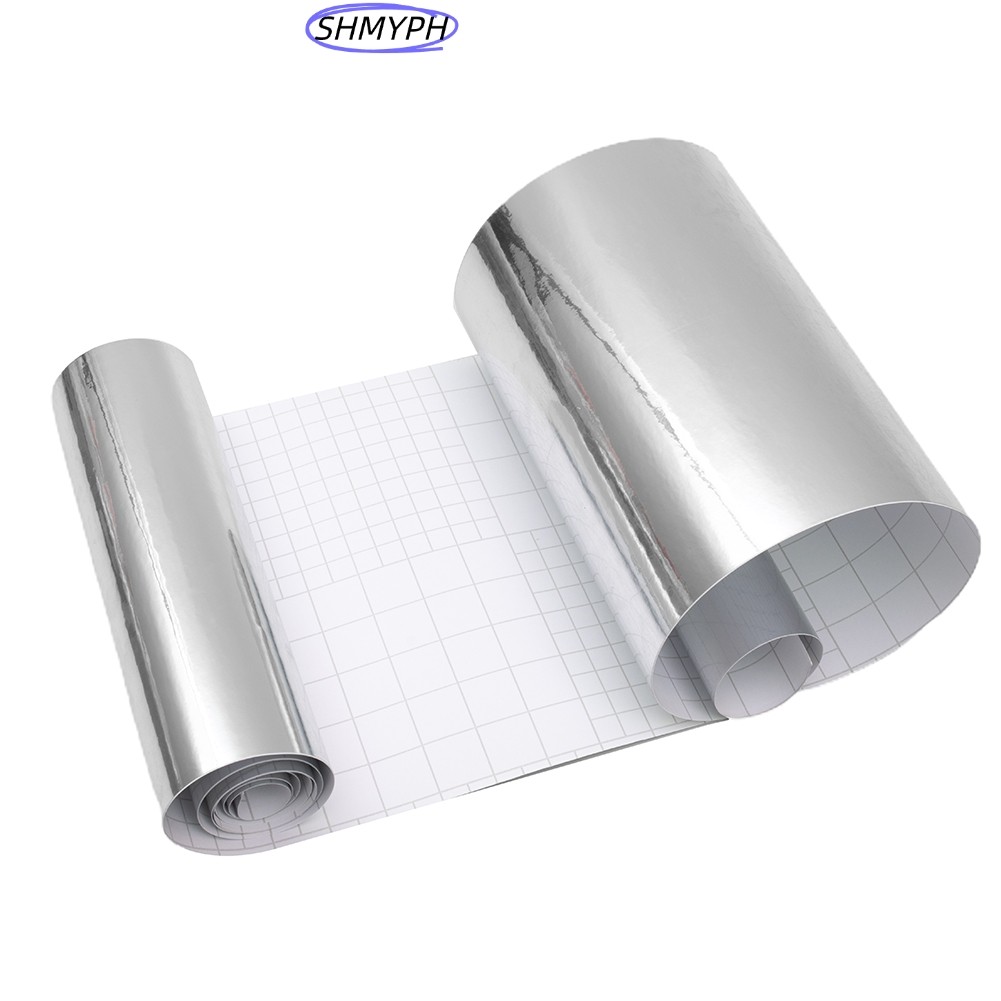 Chrome Mirror Vinyl Wrap สติ๊กเกอร์ติดรถยนต์ เพื่อการตกแต่งและการปกป้อง