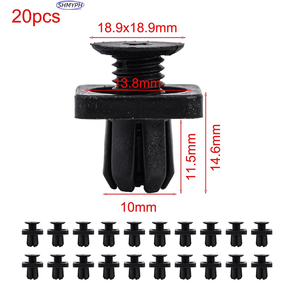 HOT พร้อมส่ง 20x Mudguard คลิป 9514-TG1-T01 สําหรับ Honda สําหรับ HRV สําหรับ Accord สําหรับ Odyssey