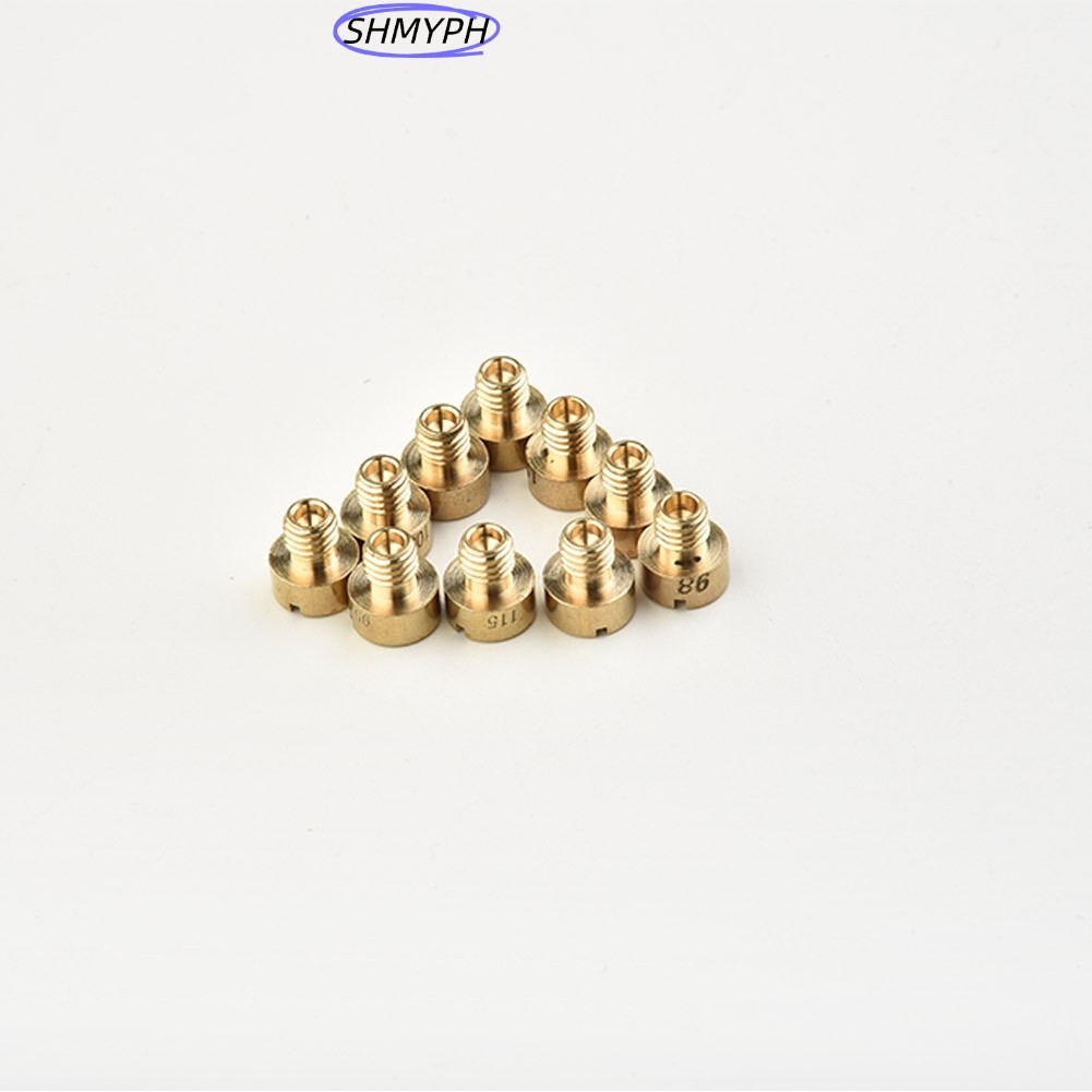 HOT Ready Stock 10 ชิ้น/เซ็ตเจ็ทหลักสําหรับ Mikuni คาร์บูเรเตอร์ VM22 VM24 VM26 125cc 150cc 200cc 25
