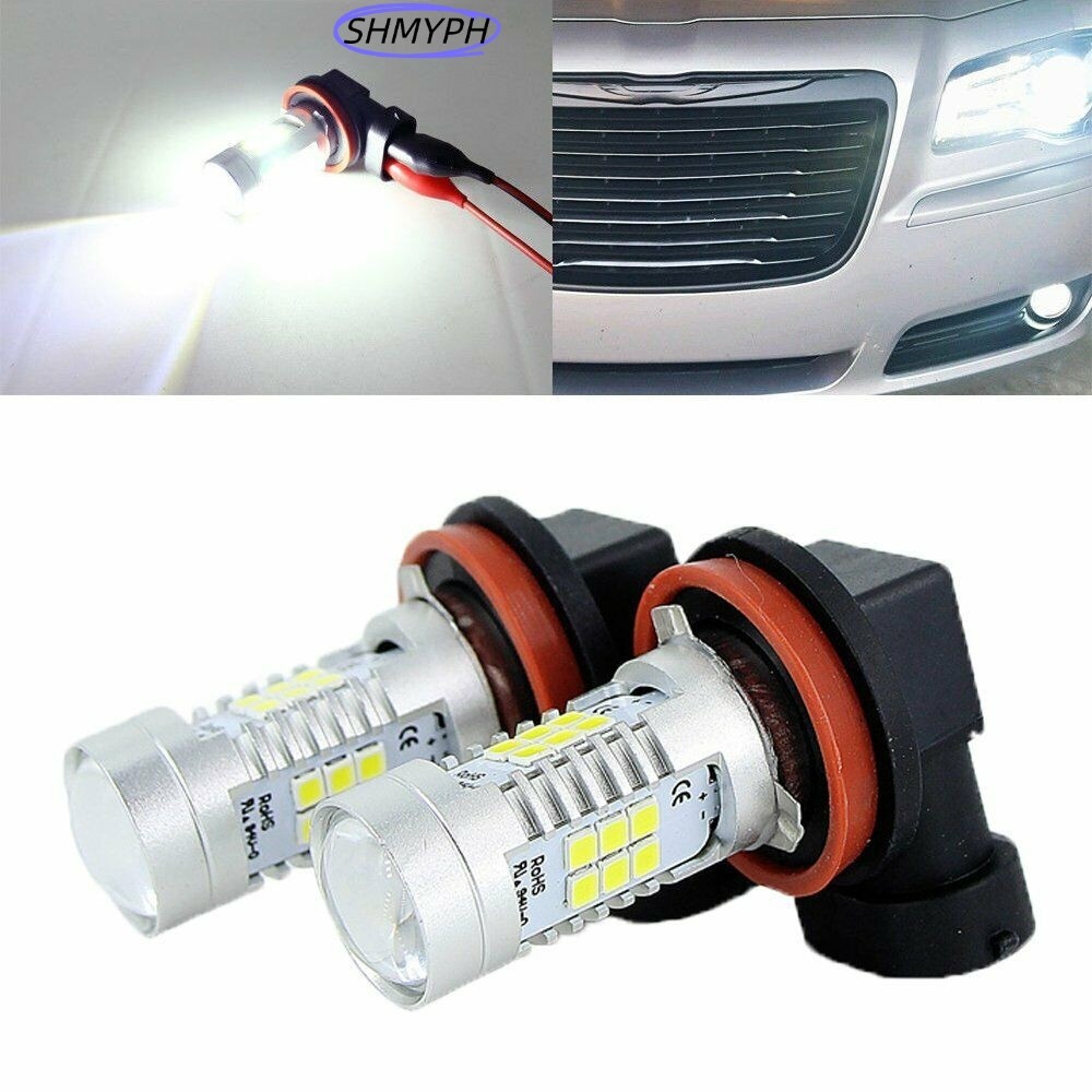HOT Ready Stock 2X LED Fog Light Bulb H8 H9 H11 Fog Light Bulb 6000K White High Power 200W Lamps