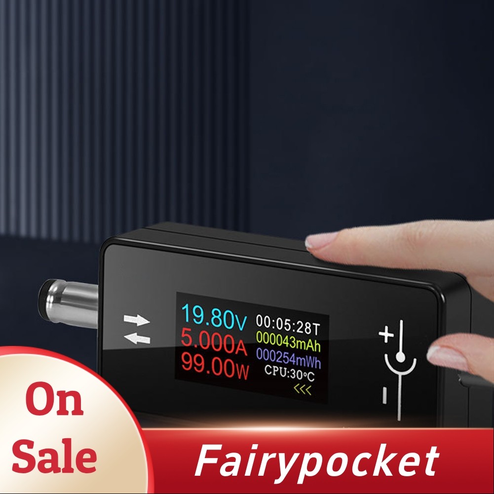 [FTP]KWS-DC28 เครื่องทดสอบอินเทอร์เฟซ 4-30V 12A เครื่องทดสอบแรงดันไฟฟ้าและกระแส 0.96 นิ้ว