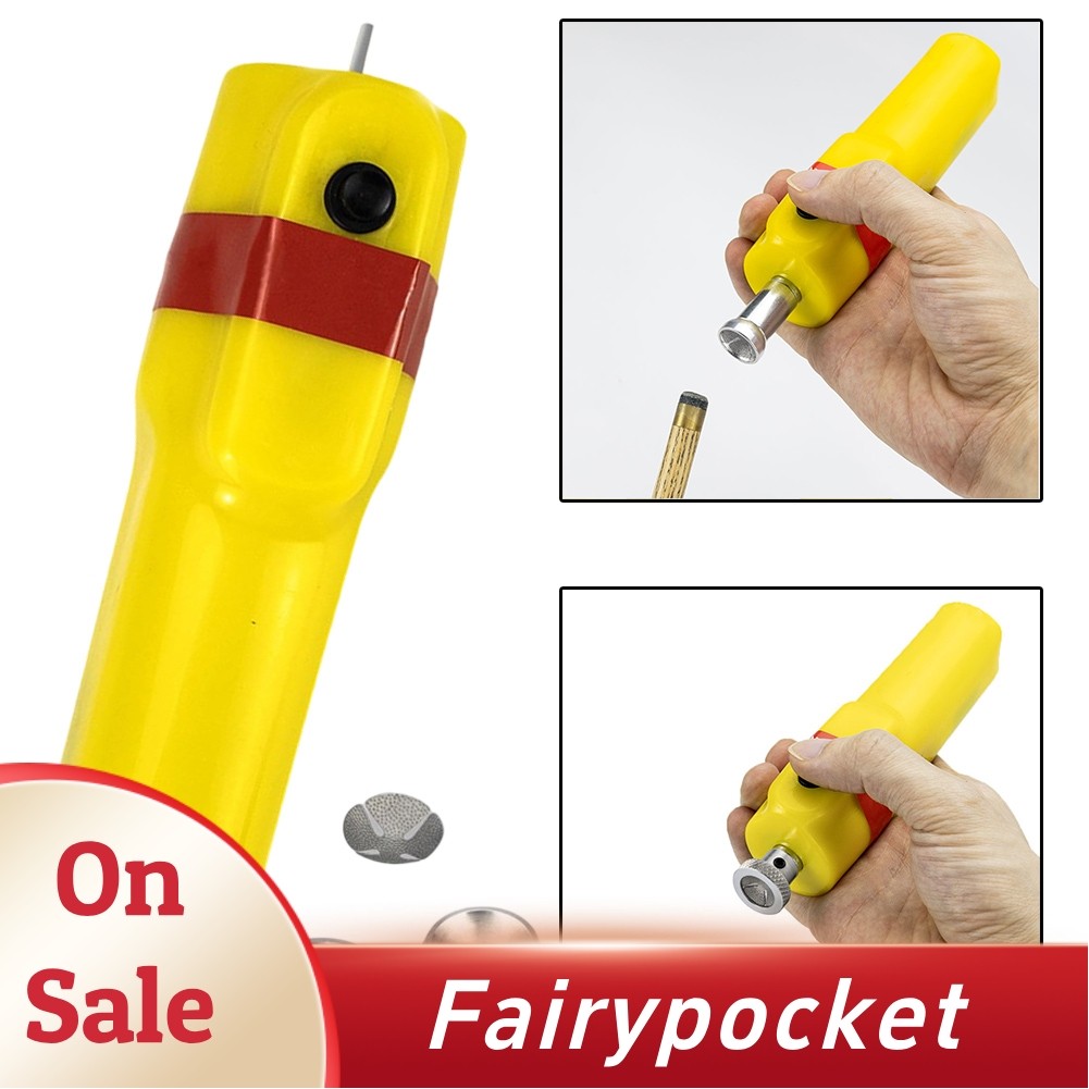 เครื่องมือซ่อมและปรับแต่งปลายคิว Shaper Cue Tip เหมาะสำหรับเกมสนุ๊กเกอร์และบิลเลียด
