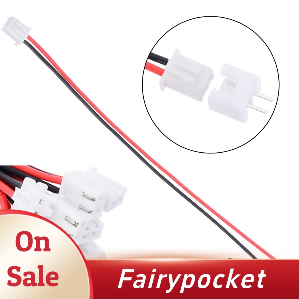 [FTP]10 ชุด 2 ขา Mini สําหรับ JST XH2.54 มม. 24AWG Connector พร้อมสายไฟ 200 มม. เครื่องมือ